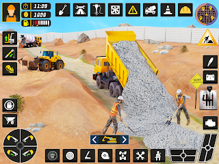 City Road Construction Game 3D - Screenshot 2