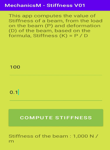 MechanicsM - Stiffness V01 Screen 2