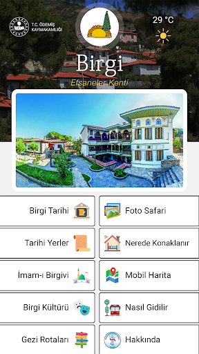 Android application Birgi screenshort