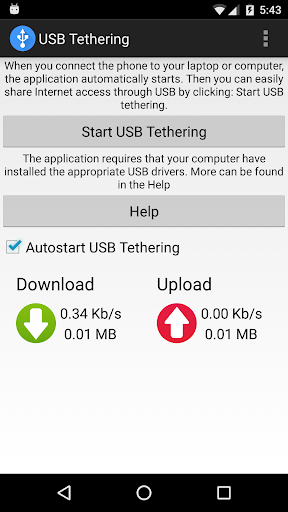 USB Tethering Screen 3