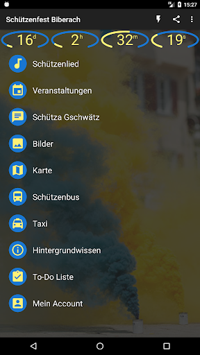 Android application Schützenfest Biberach screenshort