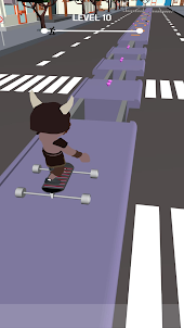 Skateboard - Elongated Wheel