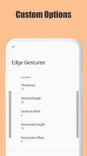 Edge Gestures Screenshot