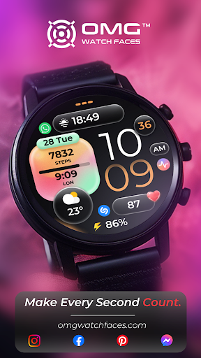 OMG 98 Digital Watch Face screenshot 4