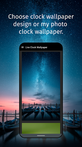 Android application Clock Live Wallpaper screenshort