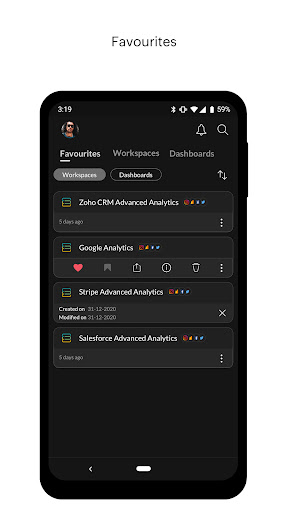 Analytics Plus - Dashboards Screen 3