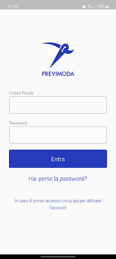 Android application PREVIMODA screenshort