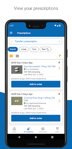 Android application Sunshine Drugs screenshort