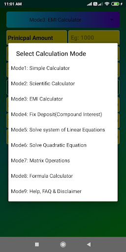 Scientific Calculator with Equ