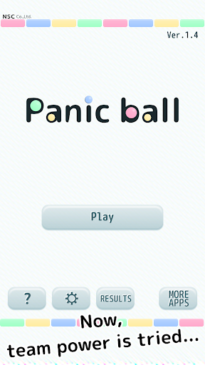 Android application PanicBall screenshort