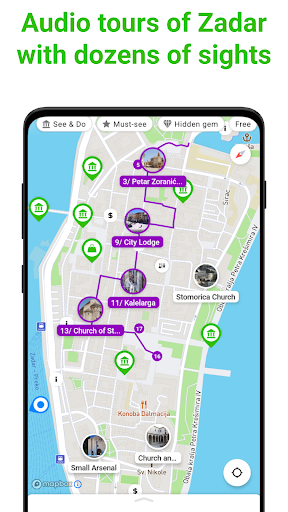Android application Zadar Tour Guide:SmartGuide screenshort