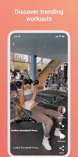 Android application SLog Fitness screenshort