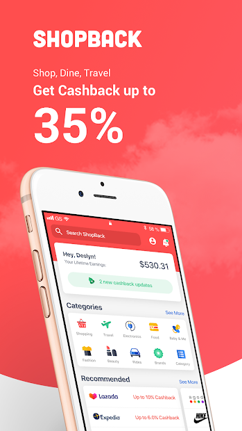 Screenshot 2 ShopBack | Shopping & Cashback android