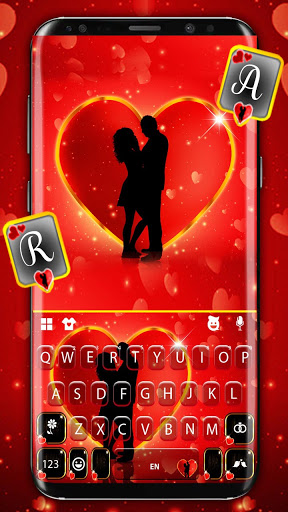Android application Couple Dating Keyboard Theme screenshort