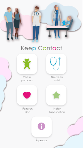 Android application KeepContact - Parents screenshort