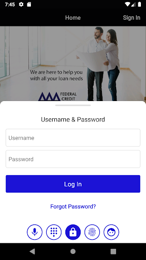 AAA Federal Credit Union Screen 3
