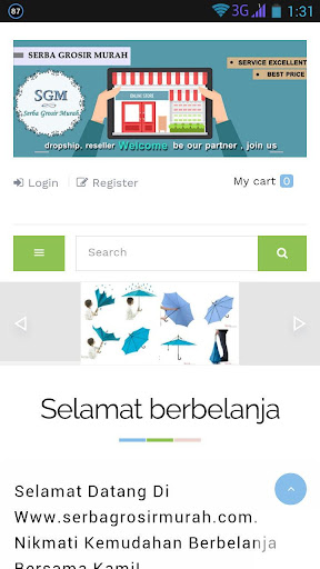 Android application Serba Grosir Murah Online Shop screenshort