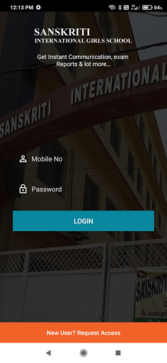 Android application Sanskriti International School screenshort