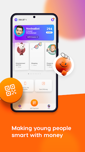 Android application Idram Junior screenshort