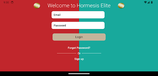 Android application Hormesis Elite screenshort