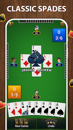 Spades Solitaire - Card Games - Screenshot 1