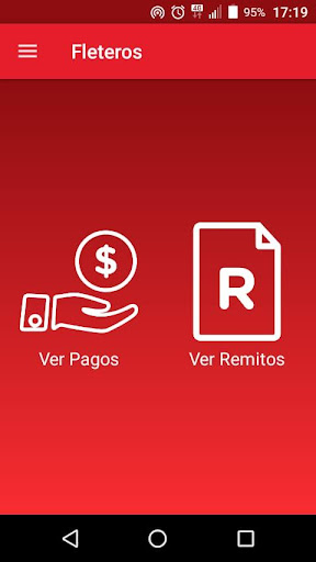 App Fleteros Screen 2