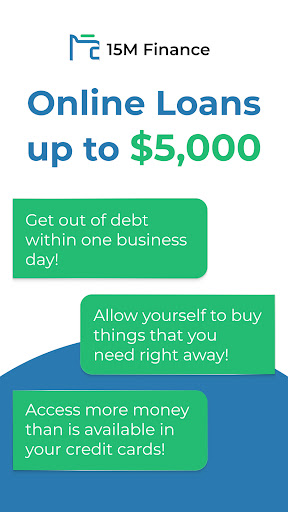 Android application 15M Finance: Borrow Money App screenshort