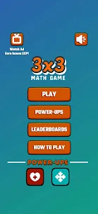 3X3 - Math Game