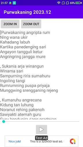 Android application Kidung Purwakaning screenshort