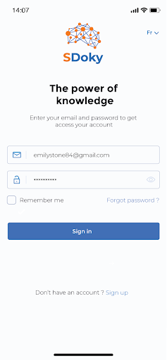 Android application SDoky screenshort
