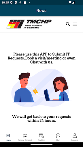 Android application TMCHP screenshort