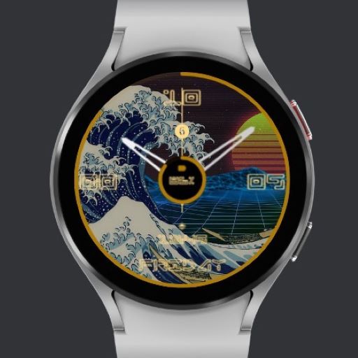 ERS 12 - RETRO DIGITAL WAVE logo