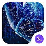 Blue Butterfly-APUS Launcher stylish theme icon
