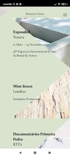 Primeira Pedra Screen 2
