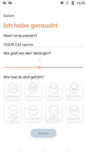 Kwit Test Screen 2