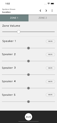 Android application Spottune Cloud screenshort