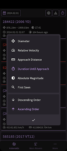 Celestial Tracker Screen 3