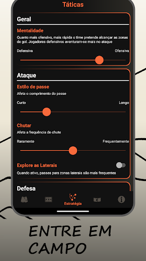 Visualização do aplicativo