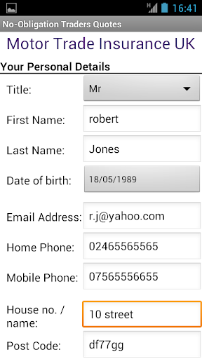 App screenshot