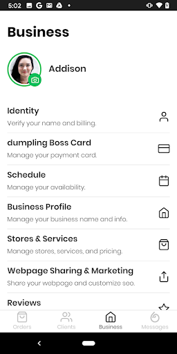Android application Dumpling Grocery | Boss screenshort