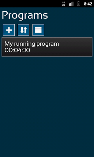 Android application Time Runner screenshort
