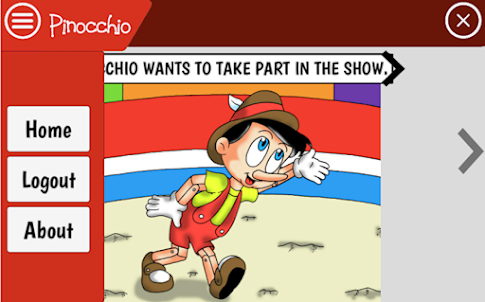 Kinderbooks-Pinocchio (Red boo