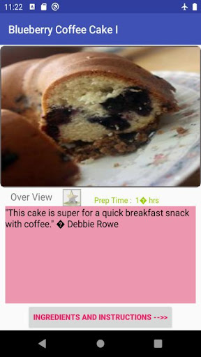 cook coffee cake Screen 2
