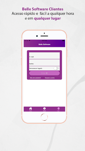 Android application Belle Software Clientes screenshort