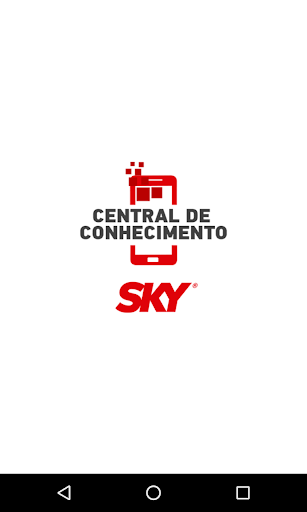 Android application Central de Conhecimento SKY screenshort