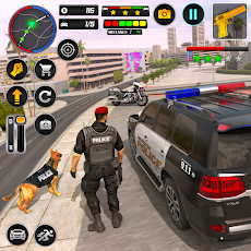 Police Car Chase Car Gamesのおすすめ画像1