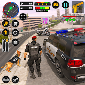 Screenshot 1 Juego de Carros Policías android