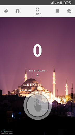 Android application Zikirmatik - Daily Dhikr (Tasb screenshort