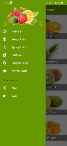 Fruits Nutritions and Benefits Screen 2