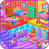 Doll house decoration game icon
